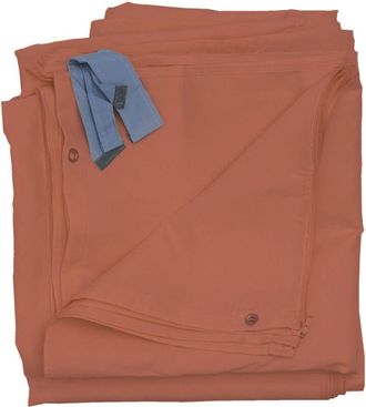 Hhg Nunca Usado] Juego De 4 Paredes Laterales Para P&eacute;rgola C&aacute;diz, Recambio Pared Lateral Pabell&oacute;n 4x4m, Poli&eacute;ster, Terracota-marr&oacute;n