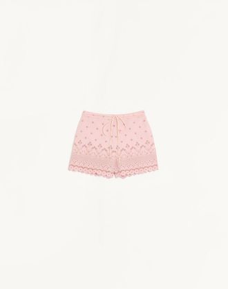 Valentino Sangallo shorts with Fleur A Jours Daisy pattern Wo