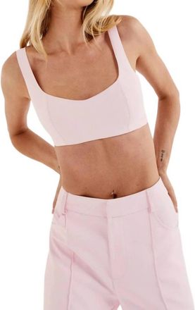 For Love & Lemons Womens Shannon Crop Top In Pink