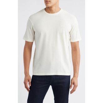 Emporio Armani Textured Cotton T-Shirt in Solid White at Nordstrom Rack, Size Xx-Large