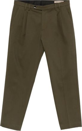 Michael Coal Pantaloni pliss&eacute; - Verde