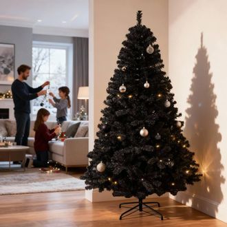 Shatchi 12FT Black Alaskan Pine Christmas Tree
