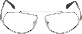 Max Mara geometric-frame glasses - Silver