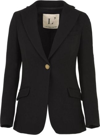 L'autre Chose Zwarte Jas voor Vrouwen - Dames - Blazers - Zwart - S - Jassen