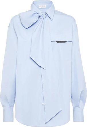 Brunello Cucinelli Camicia In Cotone-Donna