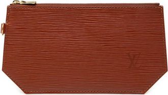 Louis Vuitton Pre-owned Clutches, female, Brown, Size: ONE SIZE Pre-owned Vintage Epi Leather Pouch