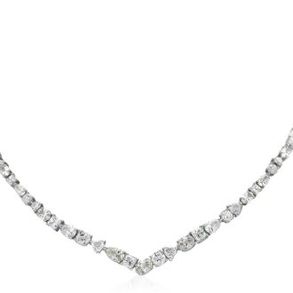 Swarovski Mesmera Necklace Rhodium Shiny Crystal