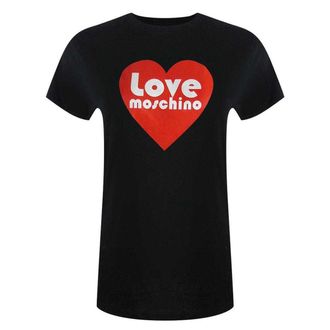 Love Moschino Dames/dames Katoenen T-shirt (Zwart)