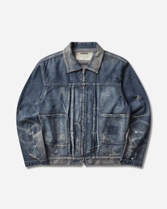 Neighborhood Men s Savage LW Denim Zip Jacket Indigo