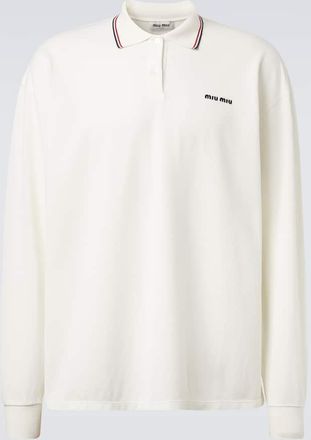 Miu Miu Cotton piqué polo shirt