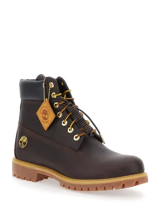Timberland Mens Boots Nubuck Leather Brown