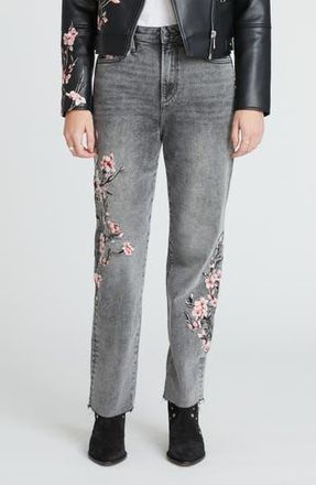 Free People Royce Sakura Straight Leg Jeans in Grey Wash at Nordstrom Rack, Size 29