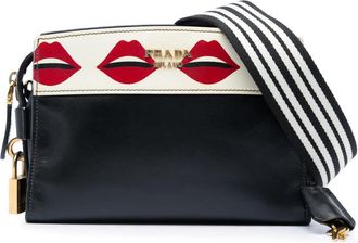 Prada Pre-owned Prada City Calf and Saffiano Lip Print Esplanade Crossbody Ladies H9NK09BHVH0FSM5E