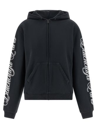 Balenciaga Black Cotton Womens Sweatshirt