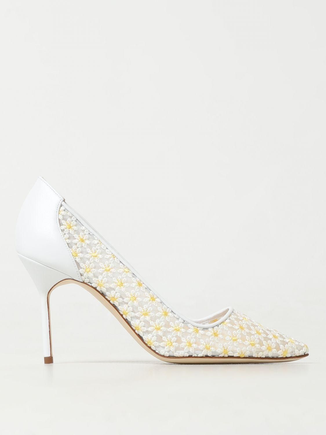 Manolo Blahnik Pumps MANOLO BLAHNIK Woman color White des 783 75 sur Stylight