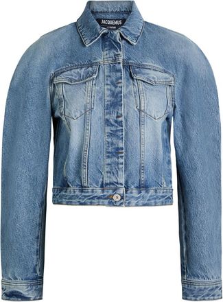 Jacquemus Le Ovalo De-nîmes Panelled Denim Jacket - 40 (UK12 / M)