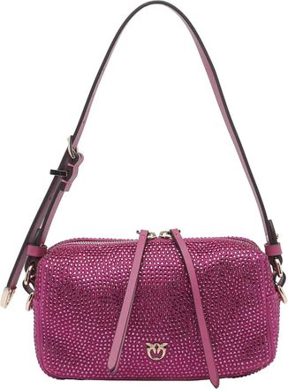 Pinko Mini Full Strass Boston Bag