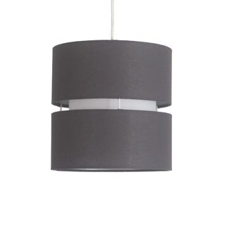 Lewis's Nola Pendant Shade - Grey | TJ Hughes