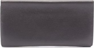 Herm&egrave;s Brown Leather Long Wallet (Bi-Fold) (Pre-Owned)