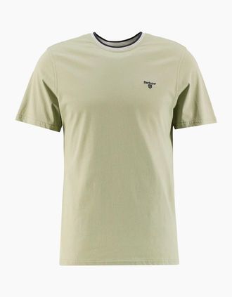 Barbour Mens Barbour Cornsay Tailored T-Shirt - Green - Size: 36