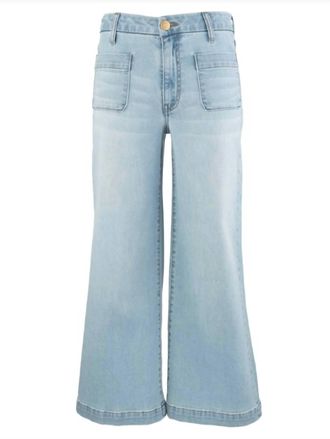 Kut from the Kloth Meg High Rise Wide Leg W Patch Pockets In Fortitude