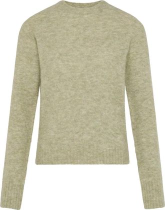 Seventy Alpaca-mix trui - Dames - Ronde hals truien - Groen - L - Truien & Vesten