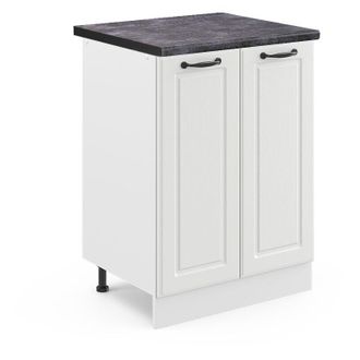 Vicco Mobiletto base cucina R-Line, Bianco casa di campagna, 60 cm, pl Antracite Vicco