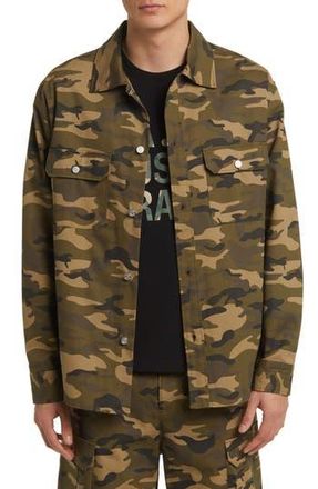 Frame Denim Camo Cotton Jacket in Camo/Noir at Nordstrom Rack, Size Large
