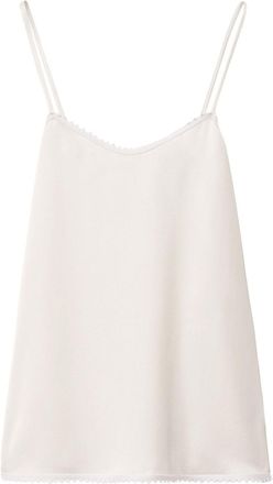 Fabiana Filippi Canotta in raso - Bianco