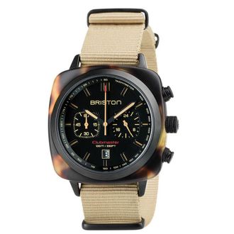 Briston Clubmaster Black Dial Mens Watch 18142.PBAM.TSS.5.NK
