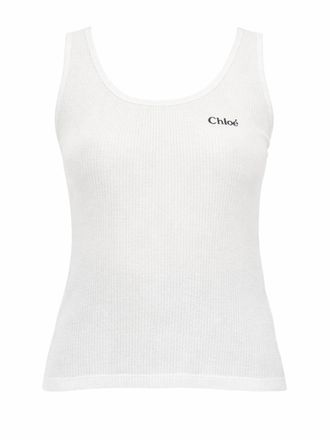 Chlo&eacute; Tank Top With Logo