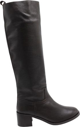 Catwalk Kaloi Over-knee Boot - Dames - Laarzen met Hak - Bruin - 41 EU - Schoenen
