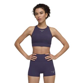 Puma Hyrox Shapeluxe-sportbeha voor dames (Diepe pruim)
