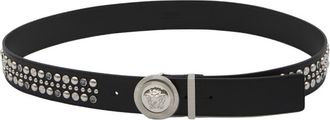 Versace Black Medusa Buckle Belt