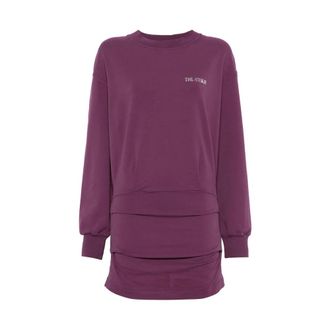 The Attico Short Dresses, female, Red, Size: 2XS Jersey Mini Dress