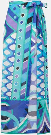 Pucci Copricostume in cotone con stampa