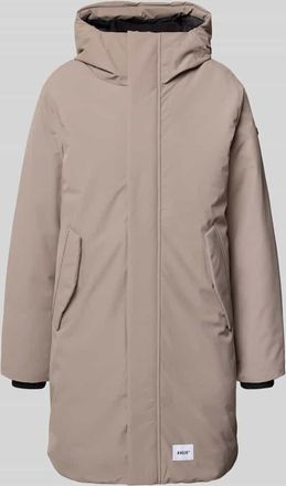 Khujo Regular Fit Parka mit Kapuze Modell FOGG in Hellgrau, Größe XXL