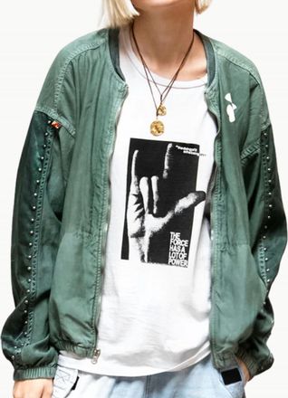 Freecity Unisex Airjump Shell Jacket In Surplus Powder