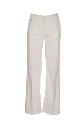 Dondup White Flared Jeans
