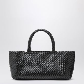 Maneb&igrave; Rio bag in woven black leather