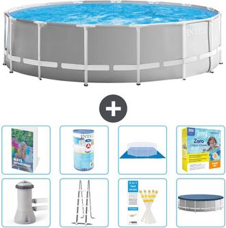 Intex Piscina Prism Frame Redonda - 457x122 Cm - 9-piezas S572