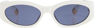 Jacquemus Ovalo Zonnebril - Dames - Zonnebrillen - Beige - ONE Size - Accessoires