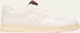 アクセント♪GUCCI グッチ リウェブ メンズ スニーカー グッチ リウェブ〕メンズ スニーカーベージュ＆ホワイト GG