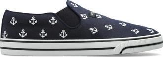 Dolce & Gabbana Zeil Sneakers - Heren - Sneakers - Blauw - 45 EU - Leer - Schoenen