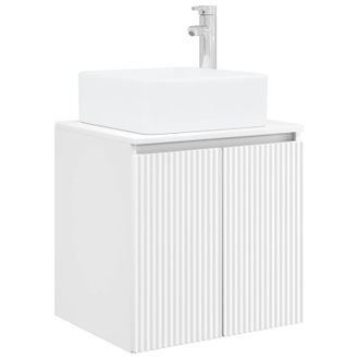 vidaXL Vanidad Con Lavabo De Pared Blanco 49,5 X 41 X 63 Cm Vidaxl