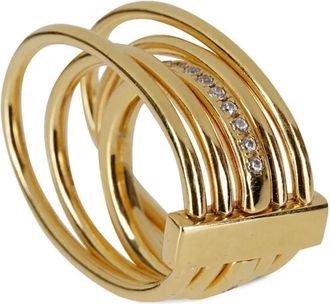 Panconesi Kristal Zonnering - Dames - Ringen - Geel - M - Accessoires