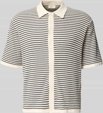 Jack & Jones Jack & Jones Regular Fit Freizeithemd mit 1/2-Arm in Anthrazit, Gr&ouml;&szlig;e XXL