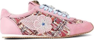 Kurt Geiger Schoenen, Dames, Roze, 36 EU, Leer, Islington Sneaker