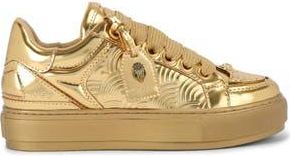 Kurt Geiger Southbank Tag Platform Sneaker in Gold at Nordstrom Rack, Size 8.5Us / 39Eu
