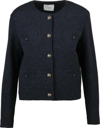 Circolo 1901 Girocollo Blazer - Dames - Blazers - Blauw - XS - Wol - Jassen